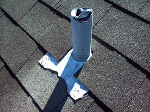 Damaged Roof Vent Repair in North Texas